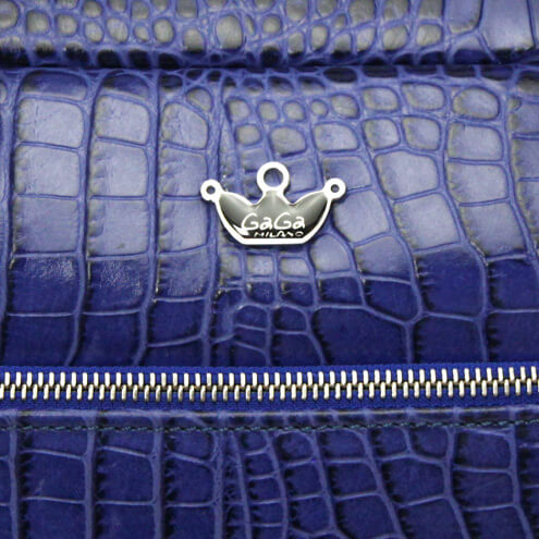 GAGA MILANO ガガミラノスーパーコピーバッグGA-BRP CROCO BLUE 13558478